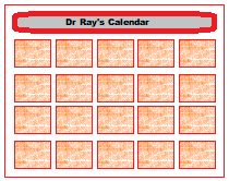 Dr Ray's Calendar