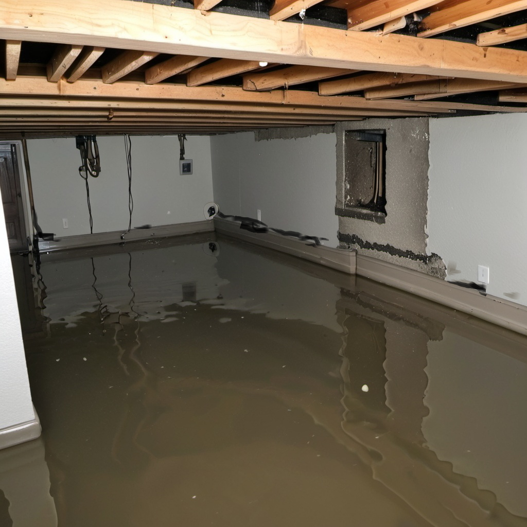 basement with mold issues