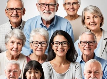 Group of diverse individuals posing together.