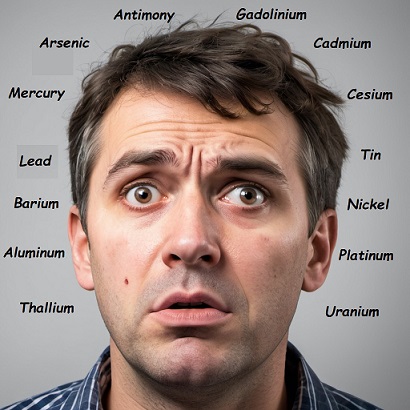 List of heavy metals surrounding head