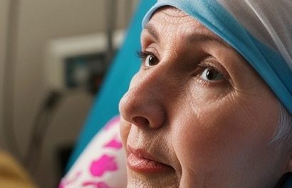 Patient receiving treatment in hospital.