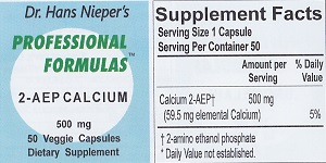 2 AEP Calcium Professional Formulas Supplement