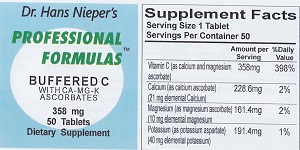Buffered Vitamin C  Professional Formulas Supplement