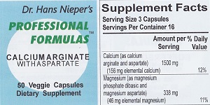 Calcium Arginate Professional Formulas Supplement Supplement