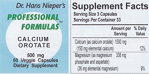 Calcium Orotate Professional Formulas Supplement