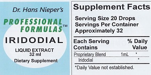 Iridodial Professional Formulas Supplement