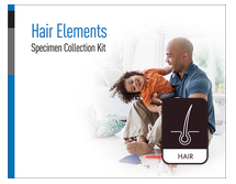 Hair specimen collection kit packaging