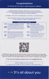 Bio-Resonance Test collection instruction